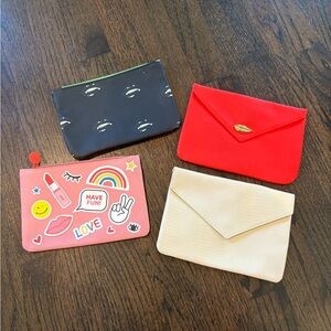 Ipsy Cosmetic Bags Set of 4